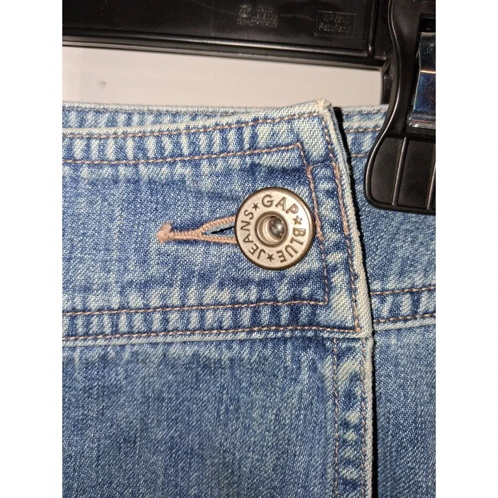 Gap Denim Basics Blue Jean Skirt Women's Size 4 100% Cotton Mini
